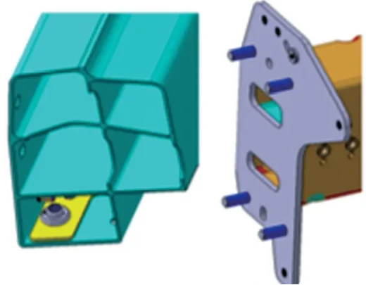 Figure 8 Application of Rivet Nuts in Aion V Sills and Longitudinal Beams