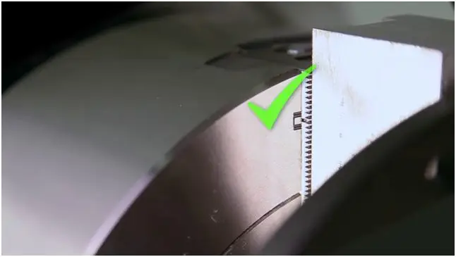 Position when using the nail clipper