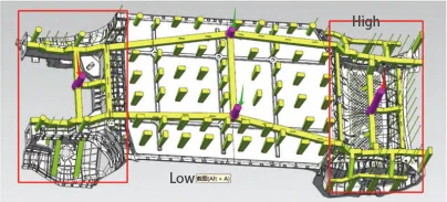 Figure 4 Wall Thickness of Both Castings
