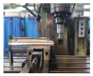 Figure 2. End face groove machined by ordinary milling machine.