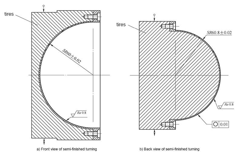 Figure 4. Finishing process on both sides