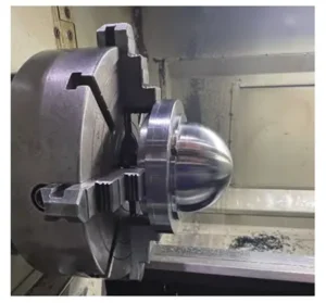 Figure 8. Reverse precision machined tire