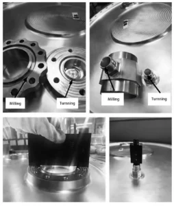 Figure 12 Test specimens of several types of sealing structures Figure 12 Test specimens of several types of sealing structures